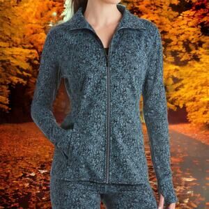 Member’s Mark Jacket Womens SIze Small Zen Active Space Dye Textured Yoga NWT